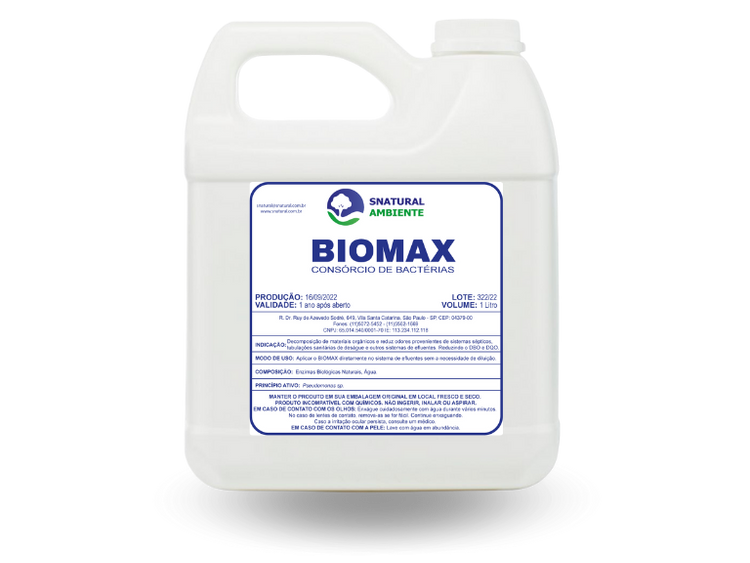Coquetel de Microrganismos para Redução de Odores BIOMAX
