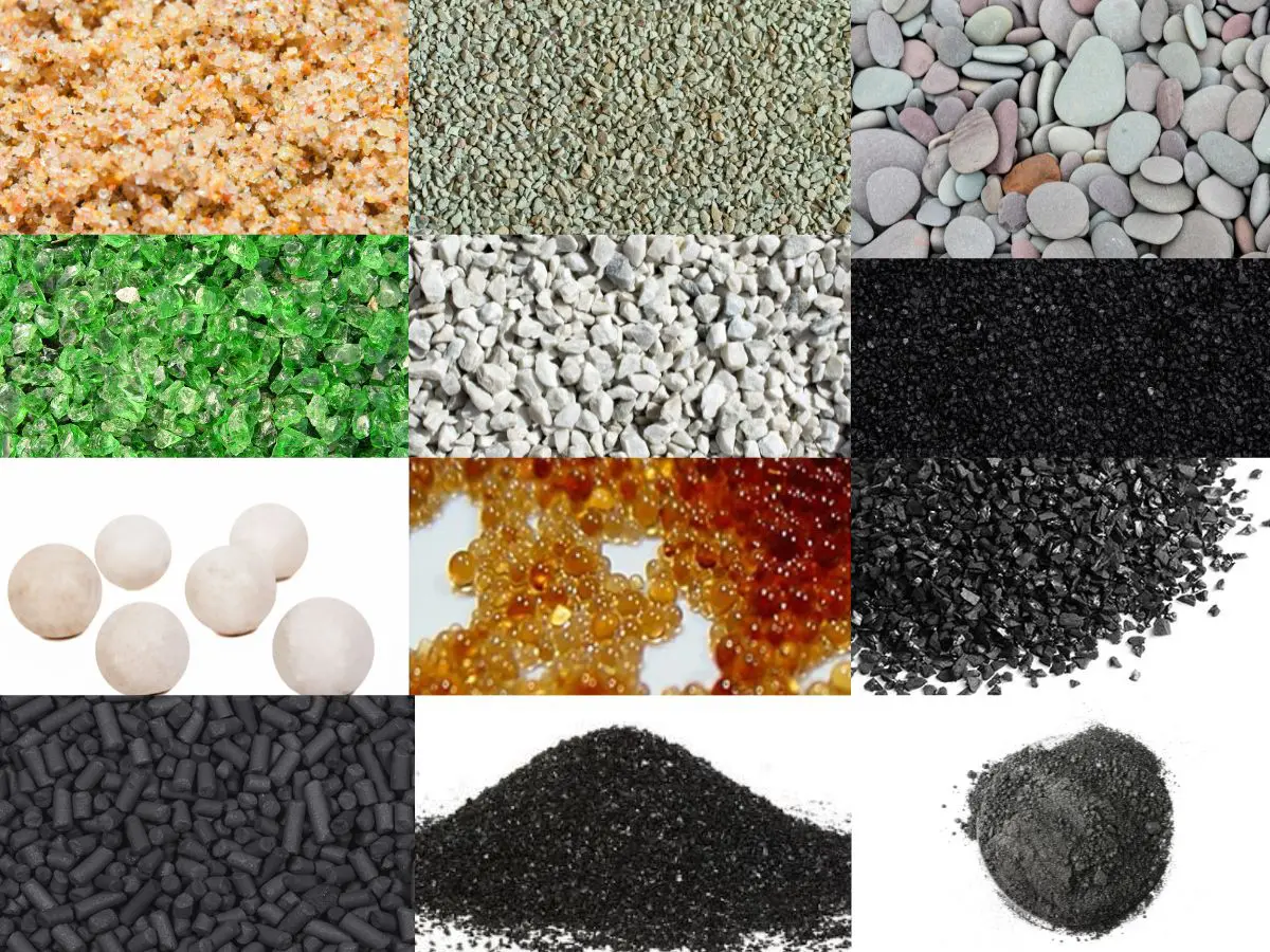 Meios Filtrantes para tratamento de água