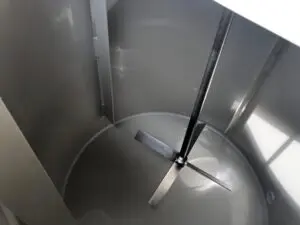 Agitador Vertical - visão interna